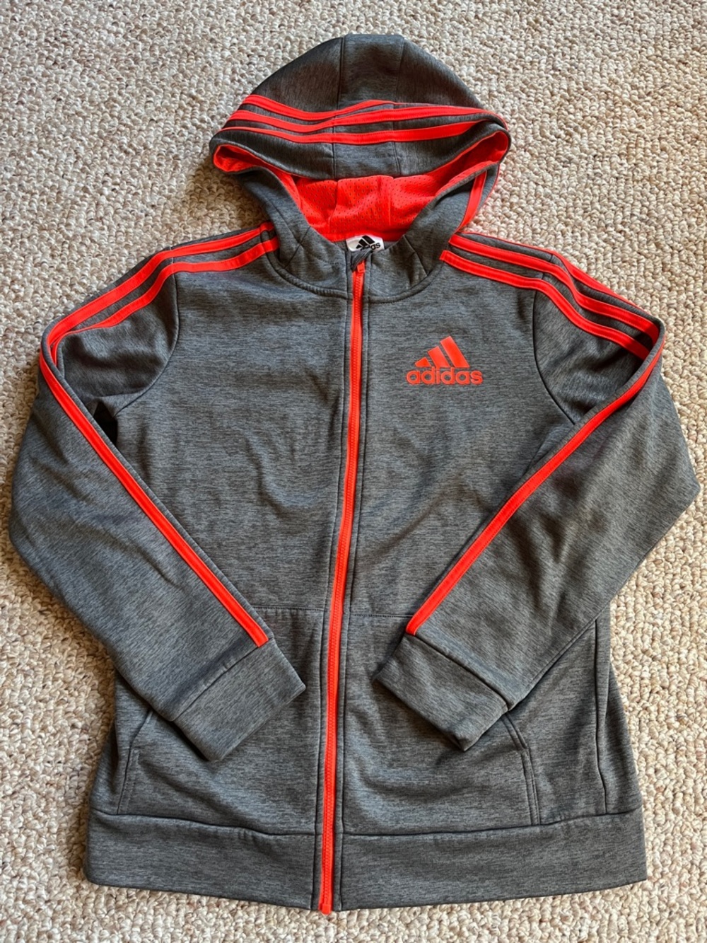 Youth Adidas full zip sweatshirt